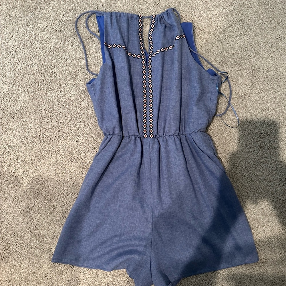 Lush Women’s Blue Romper Size S